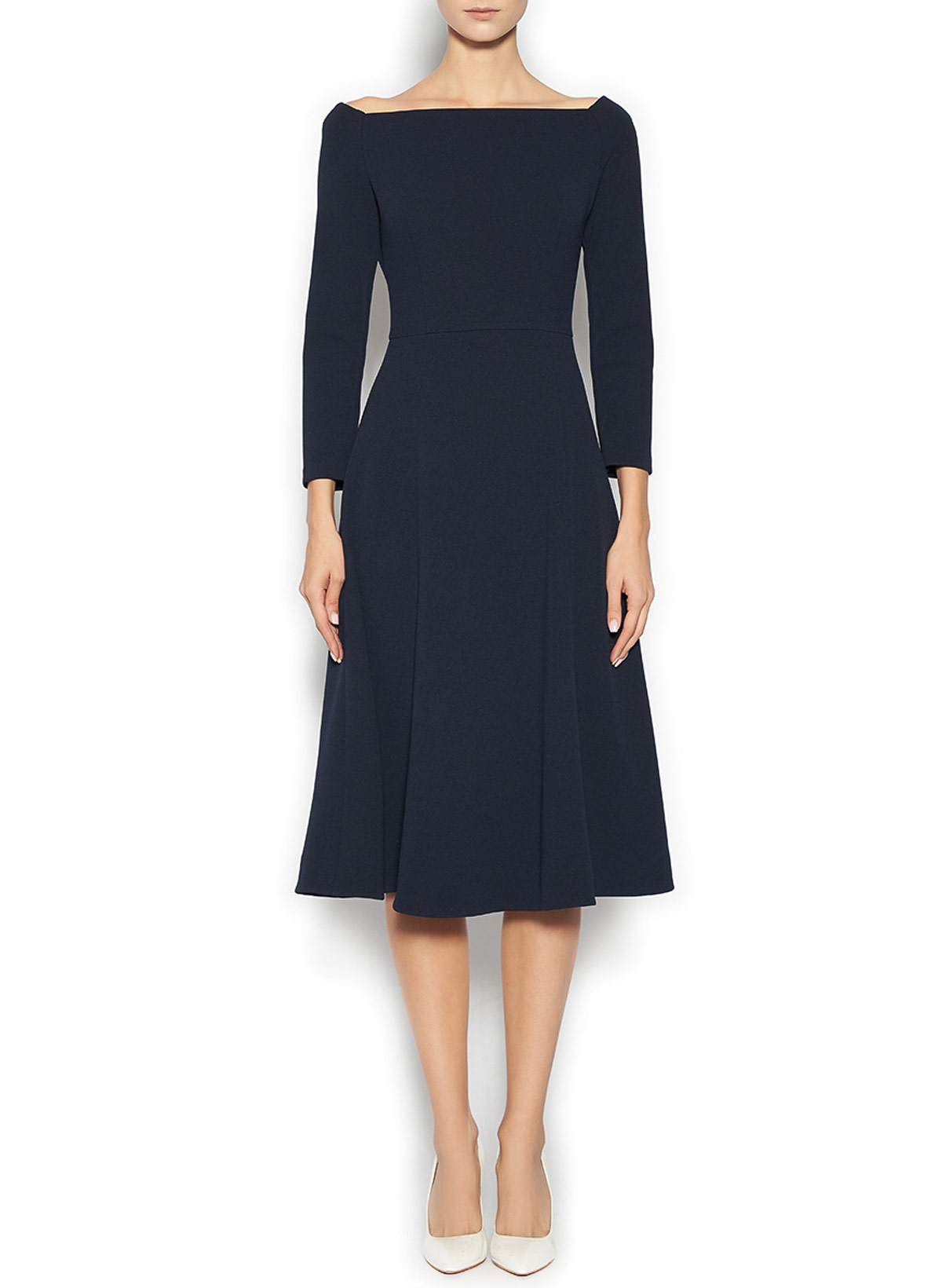 Simple A-Line Long Sleeves Knee-Length Cocktail Dresses