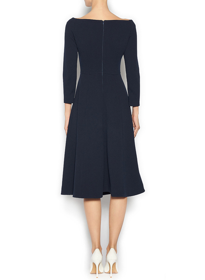 Simple A-Line Long Sleeves Knee-Length Cocktail Dresses