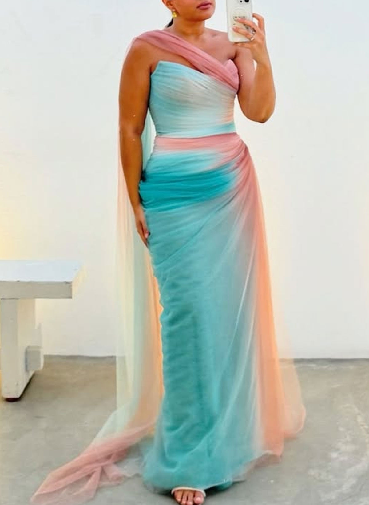 Unique Sweetheart Sleeveless Floor-Length Tulle Evening Dresses