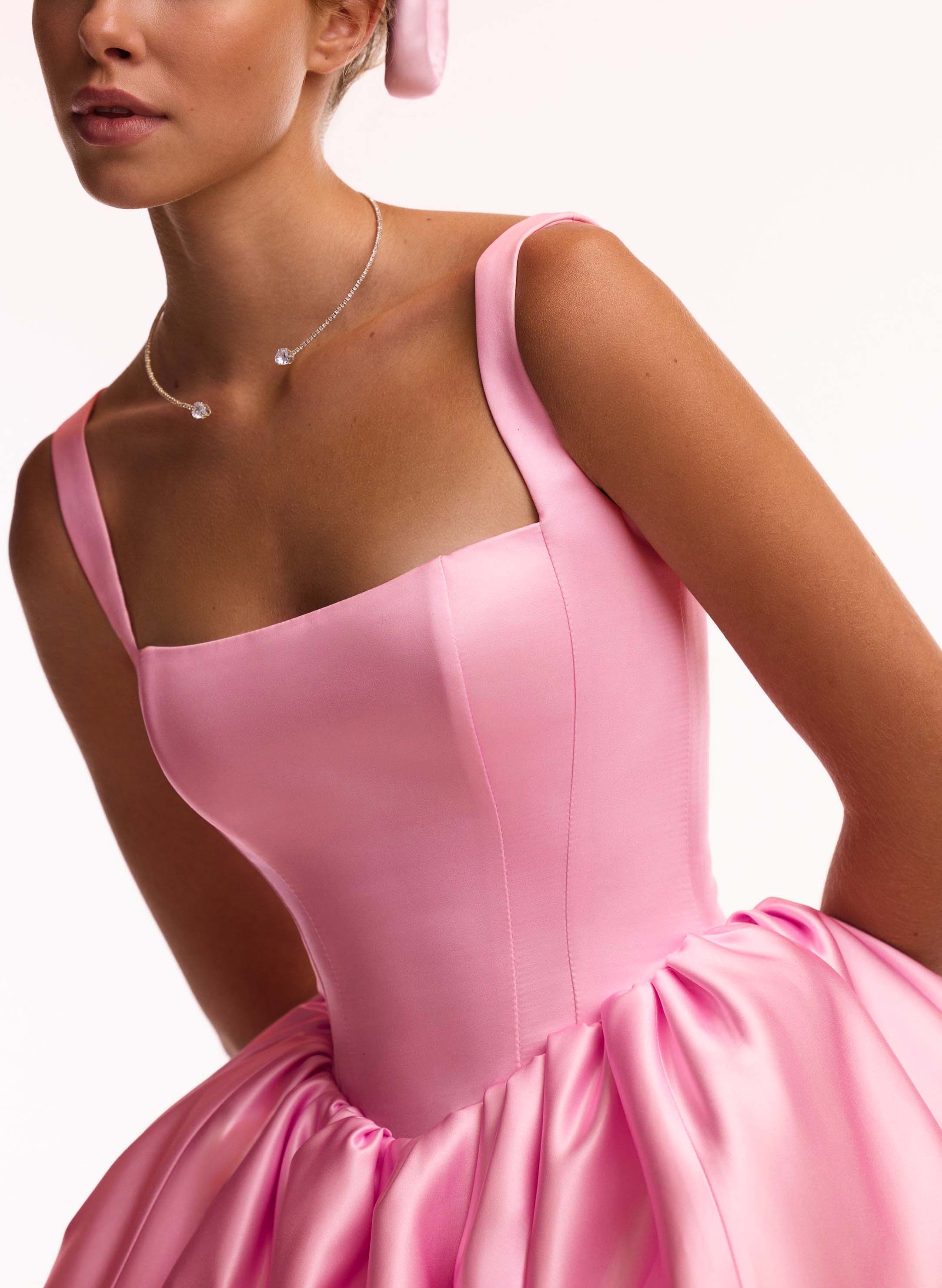 Sweet Square Neckline Sleeveless A-Line Short/Mini Matte Satin Homecoming Dresses