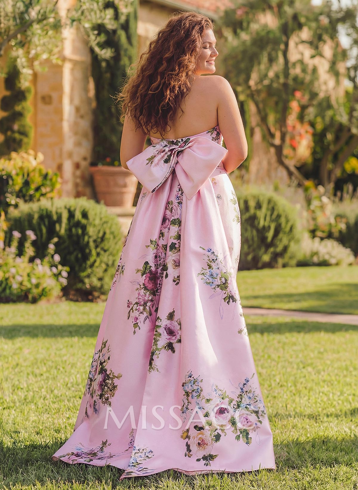 Sheath/Column Strapless Floor-Length Mother Of The Bride Dresses With Bow(s)/Flower(s)
