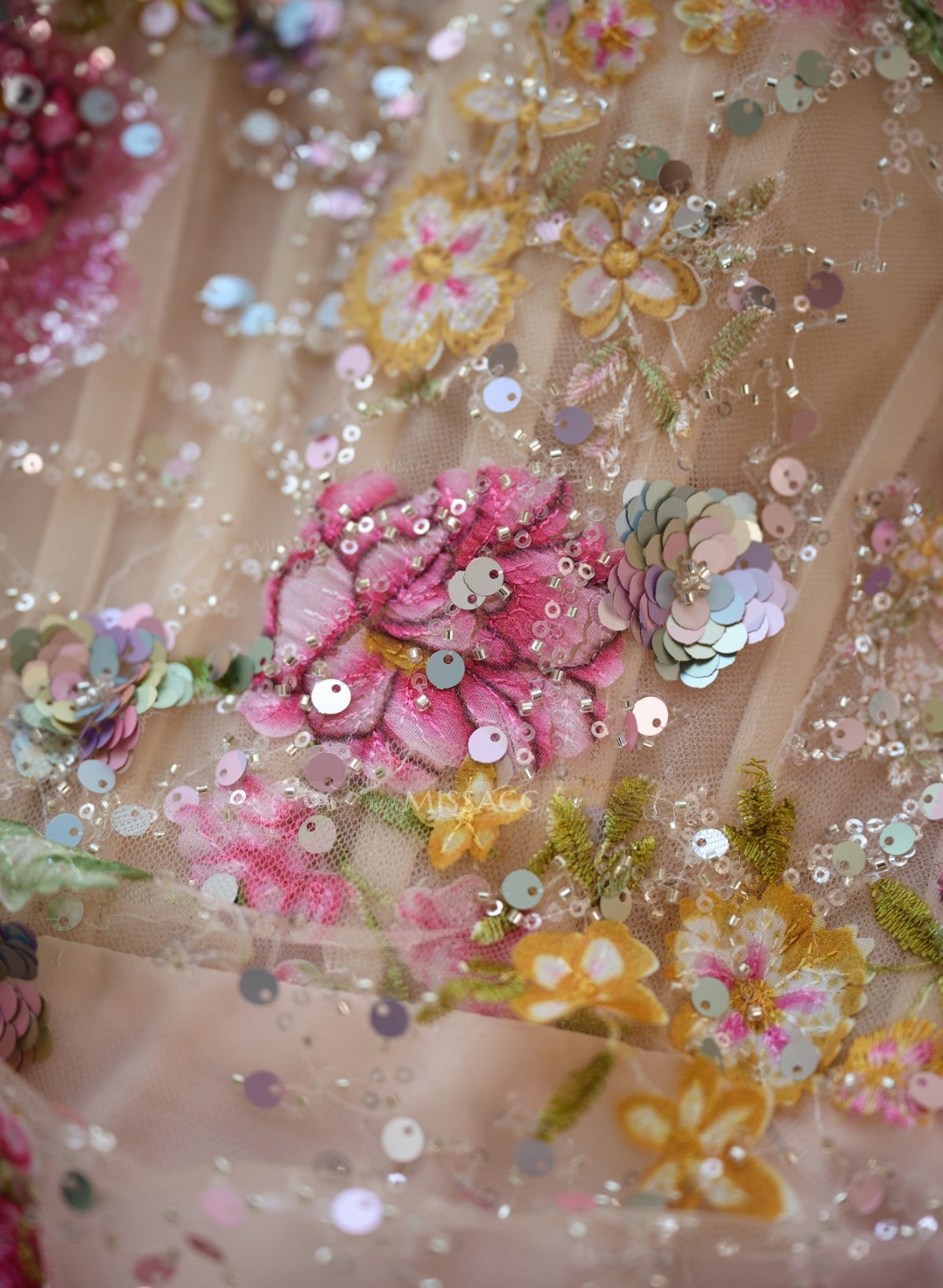 Sparkle & Shine Cowl Neck Sleeveless Sweep Train Lace/Tulle/Sequined Prom Dresses