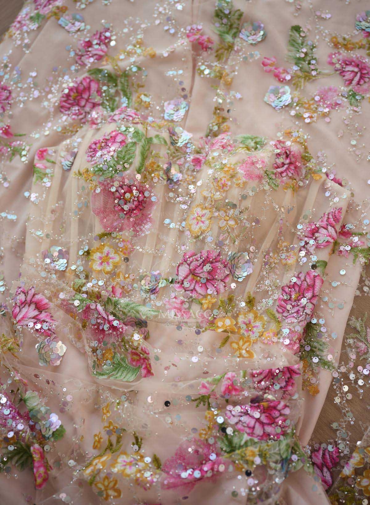 Sparkle & Shine Cowl Neck Sleeveless Sweep Train Lace/Tulle/Sequined Prom Dresses