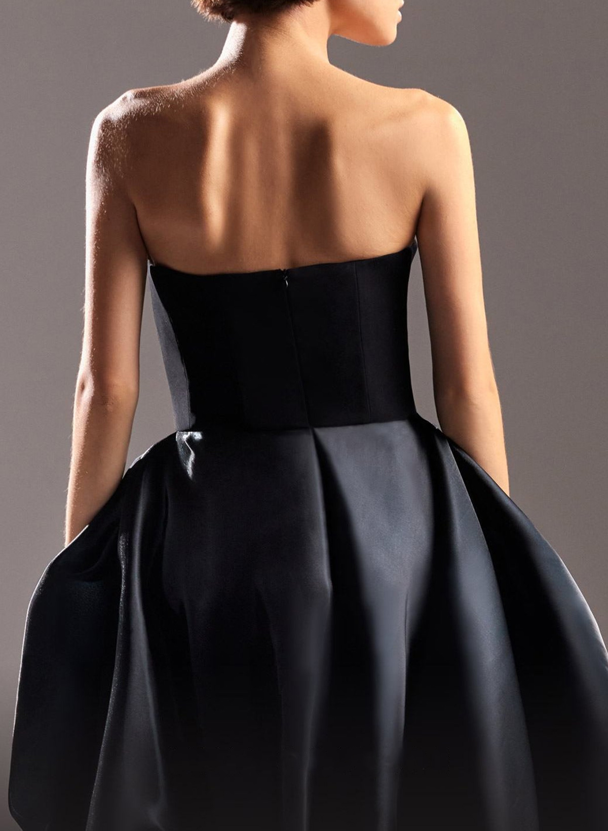 Elegant A-Line Sweep Train Matte Satin/Liquid Satin Evening Dresses With Ruffle/High Split