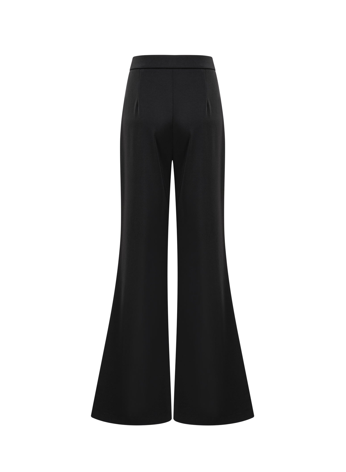 Elegant V-Neck Long Sleeves Floor-Length Italian Satin Evening Pantsuit With Rhinestone