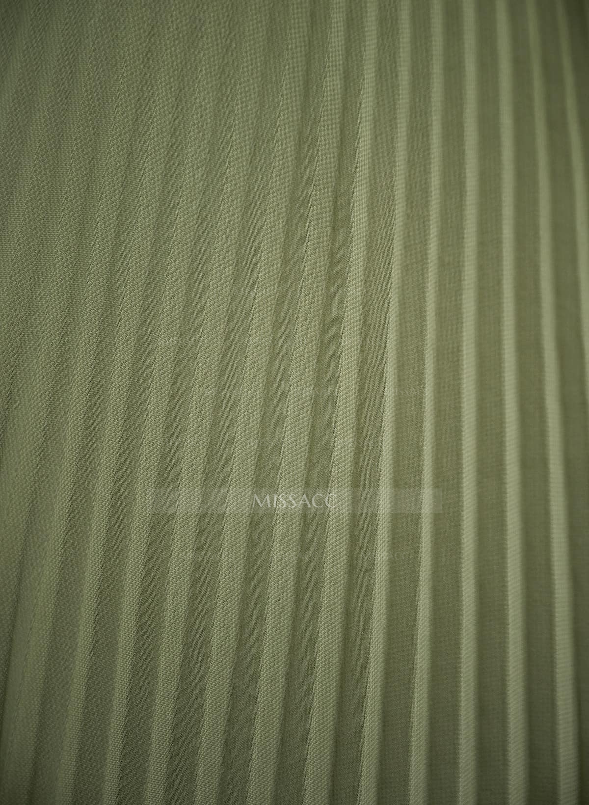 Elegant V-Neck Sleeveless A-Line Floor-Length Chiffon Evening Dresses With Pleated