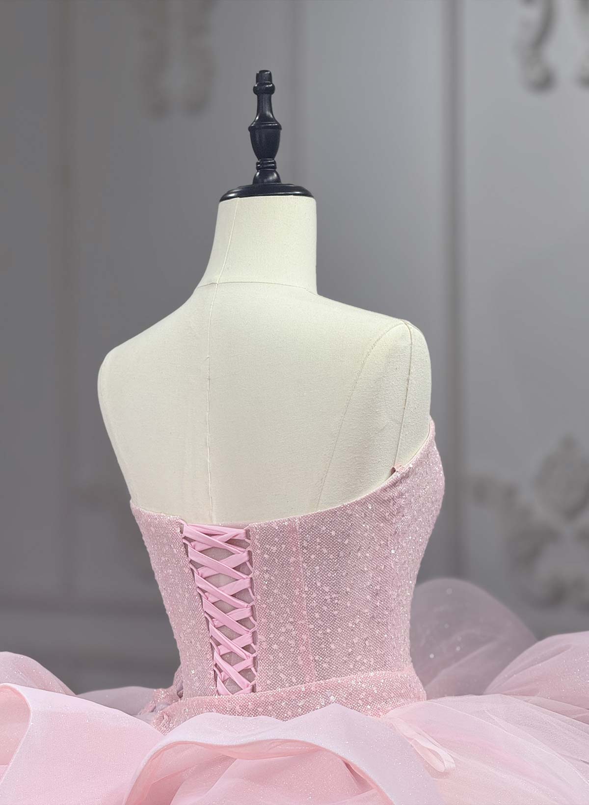Ball-Gown Strapless Sleeveless Royal Wedding Dresses With Flower(s)