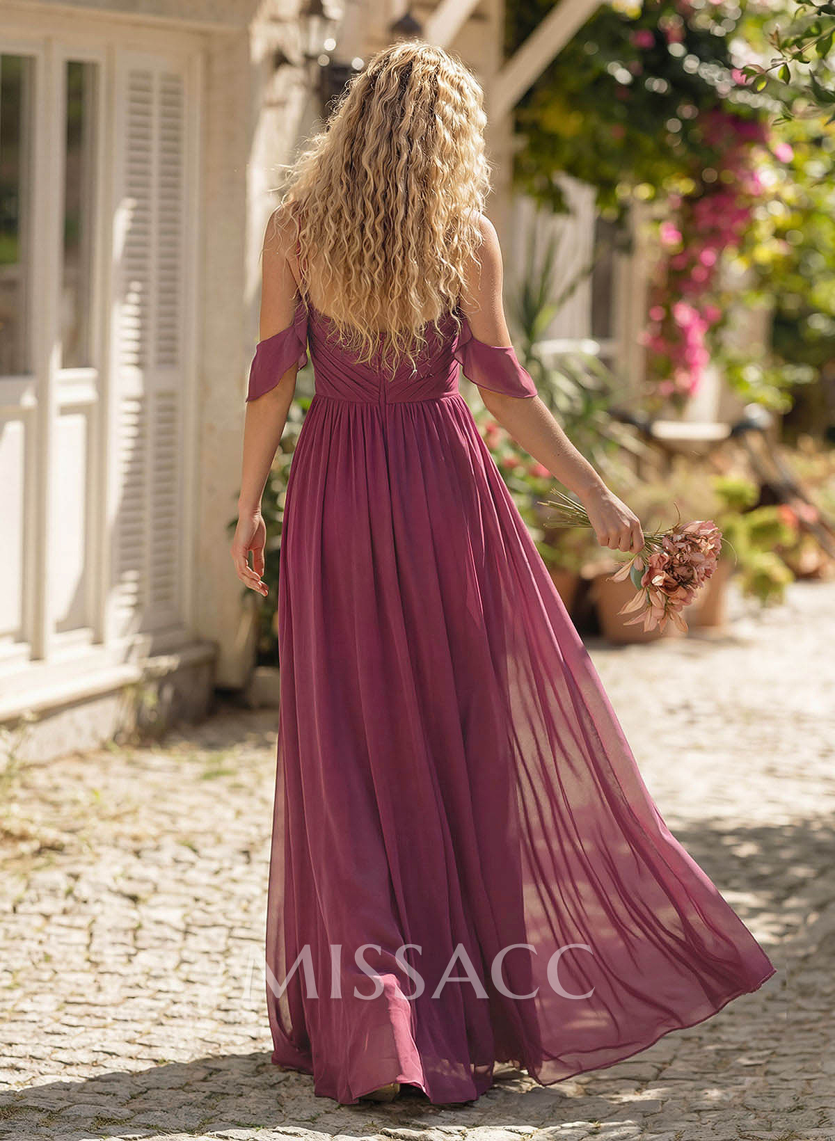 A-Line Sweetheart Sleeveless Floor-Length Chiffon Elegant Bridesmaid Dress With Ruffle A-Line Sweetheart Sleeveless Floor-Length Chiffon Elegant Bridesmaid Dress With Ruffle