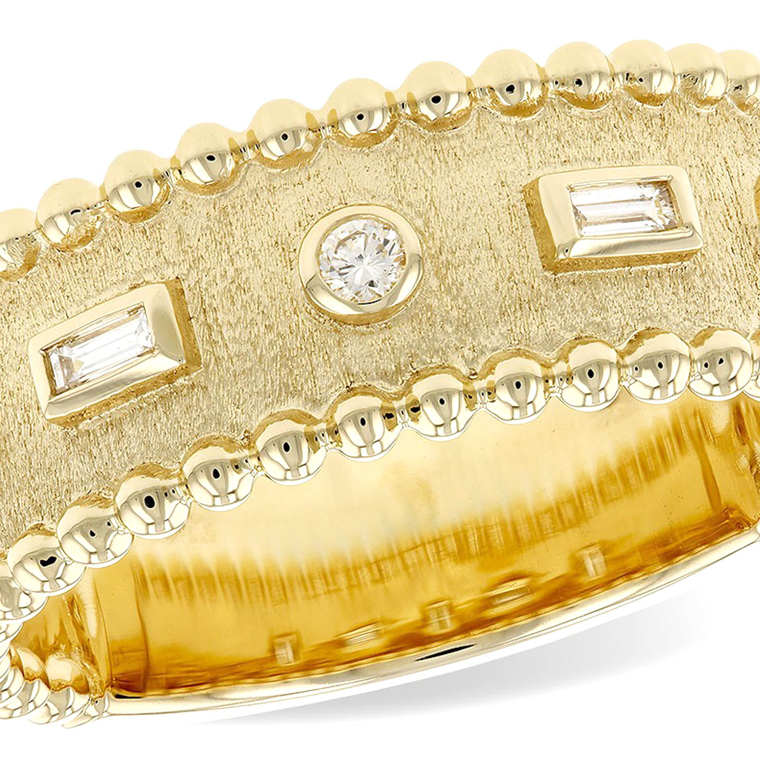 Round Cut Emerald Cut Moissanite In Sterling Silver