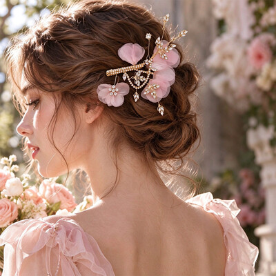 Floral Hairpins Bridal Headpiece