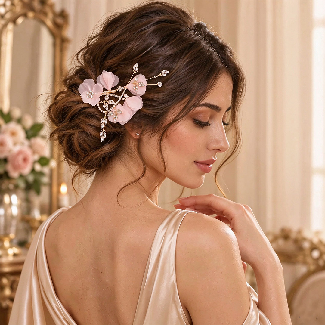 Floral Hairpins Bridal Headpiece