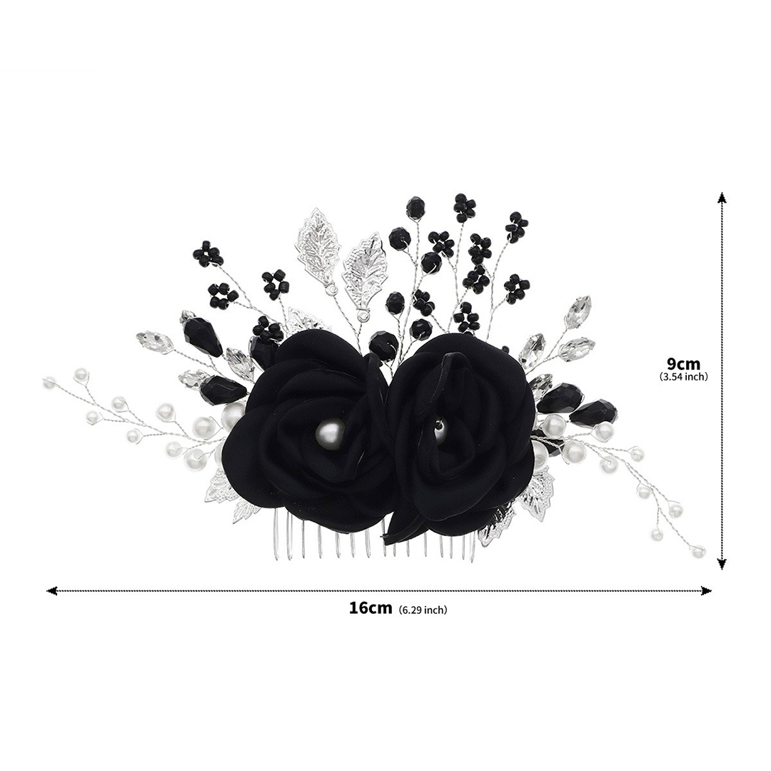 Floral Hair Comb Bridal Headpiece