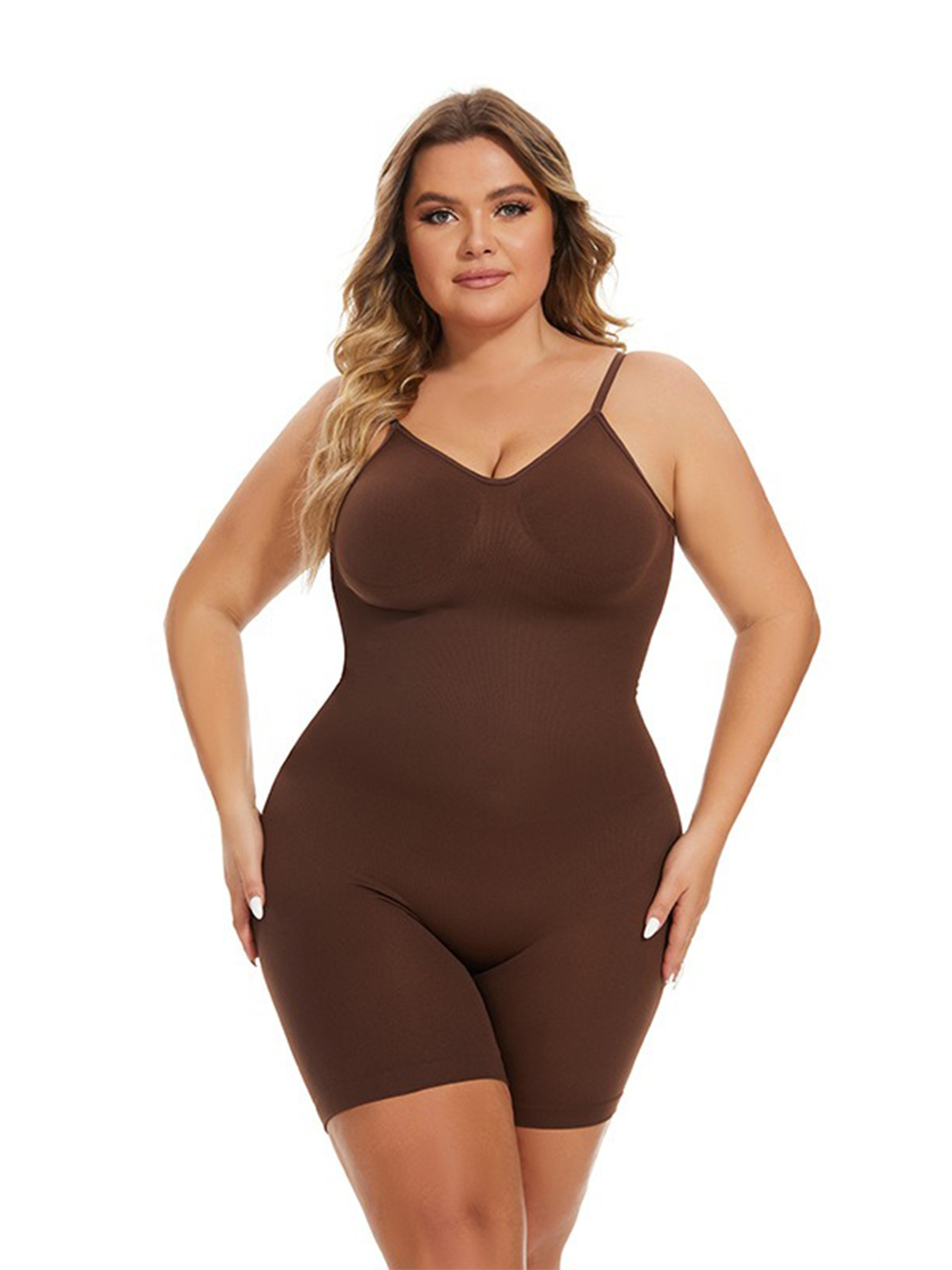 Seamless Butt Lift Chinlon All-In-One Shapewear