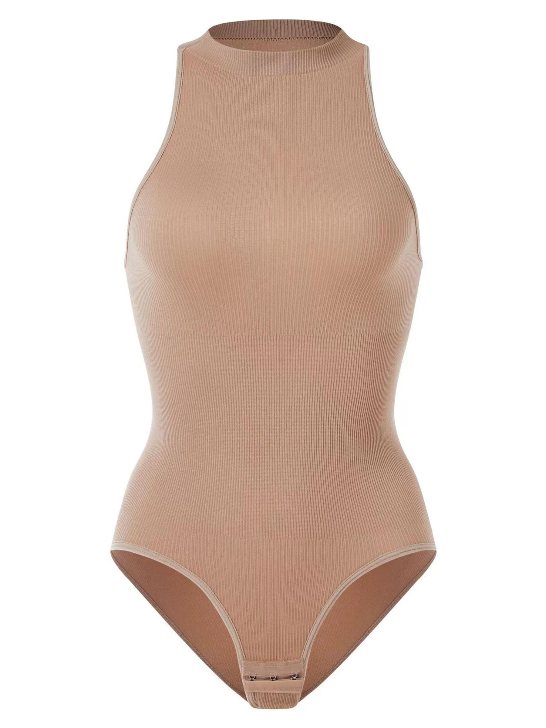 Open Crtoch Hooks Seamless Chinlon Shapewear