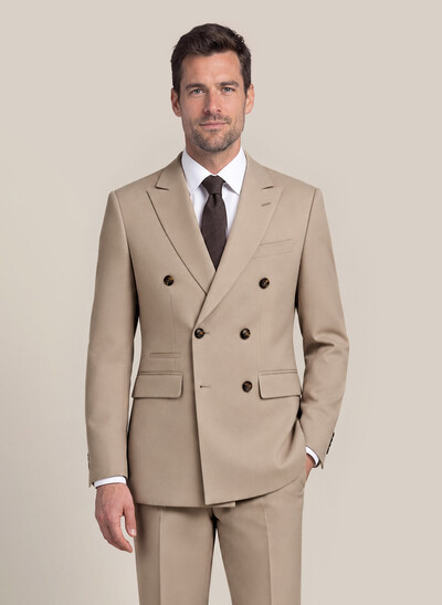 Retro Notch Lapel Double Breasted Suit Jackets