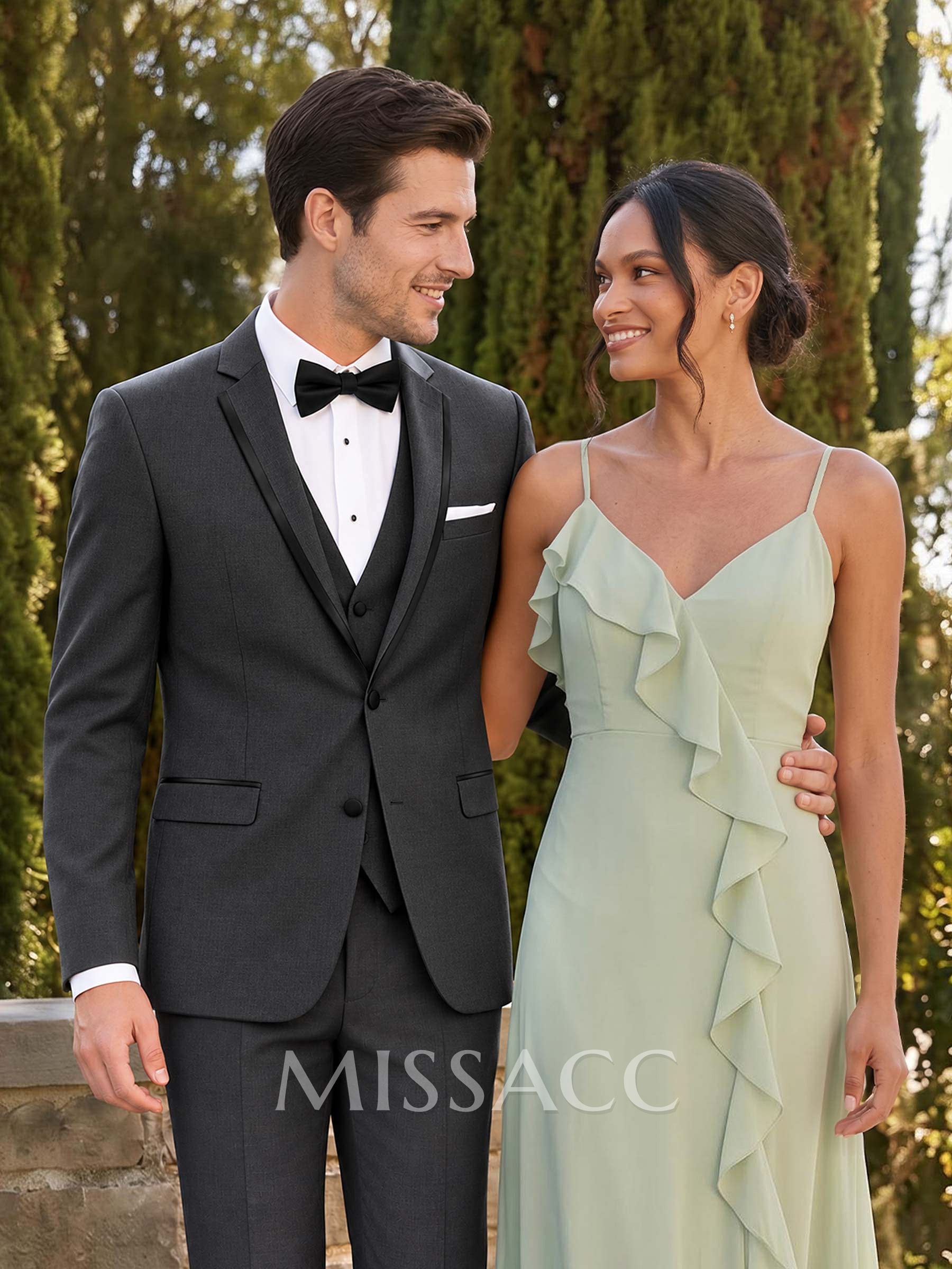 Classic Notch Lapel Single Breasted Suit Jackets