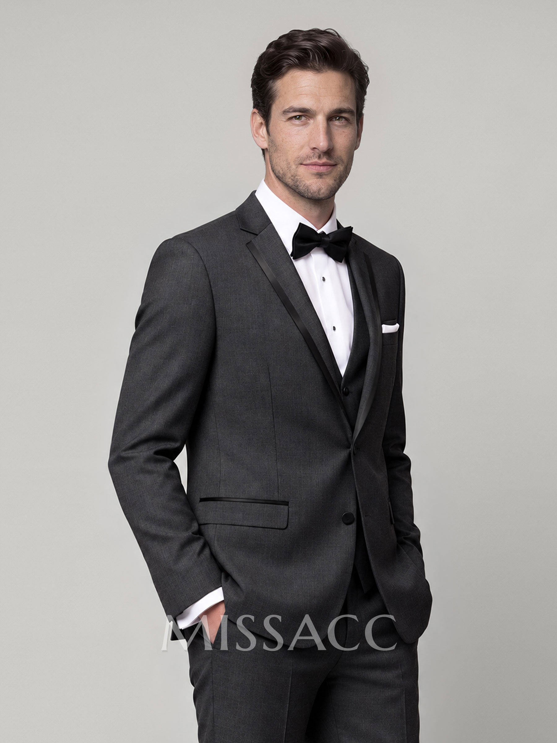Classic Notch Lapel Single Breasted Suit Jackets