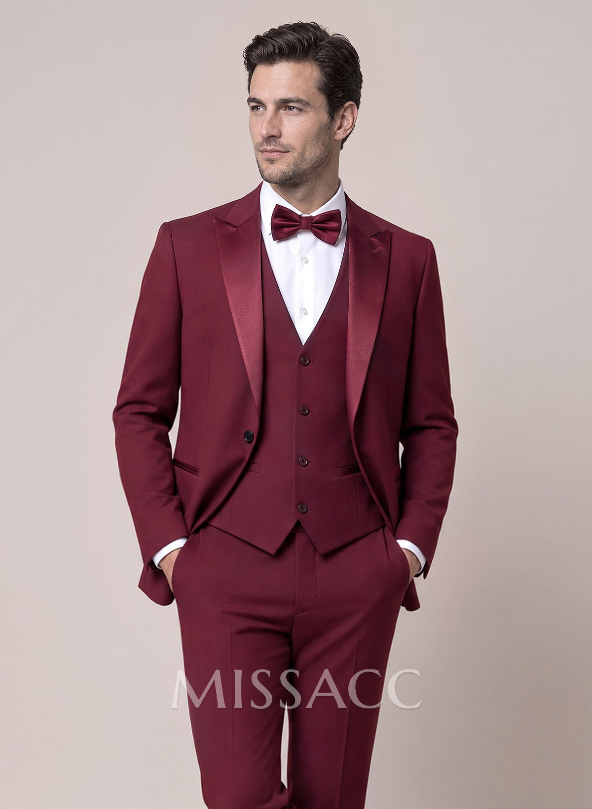 Classic Sharp Collar Single Breasted Suit Jackets
