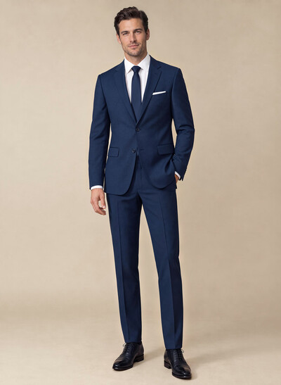 Classic Notch Lapel Single Breasted 2-Piece Suits