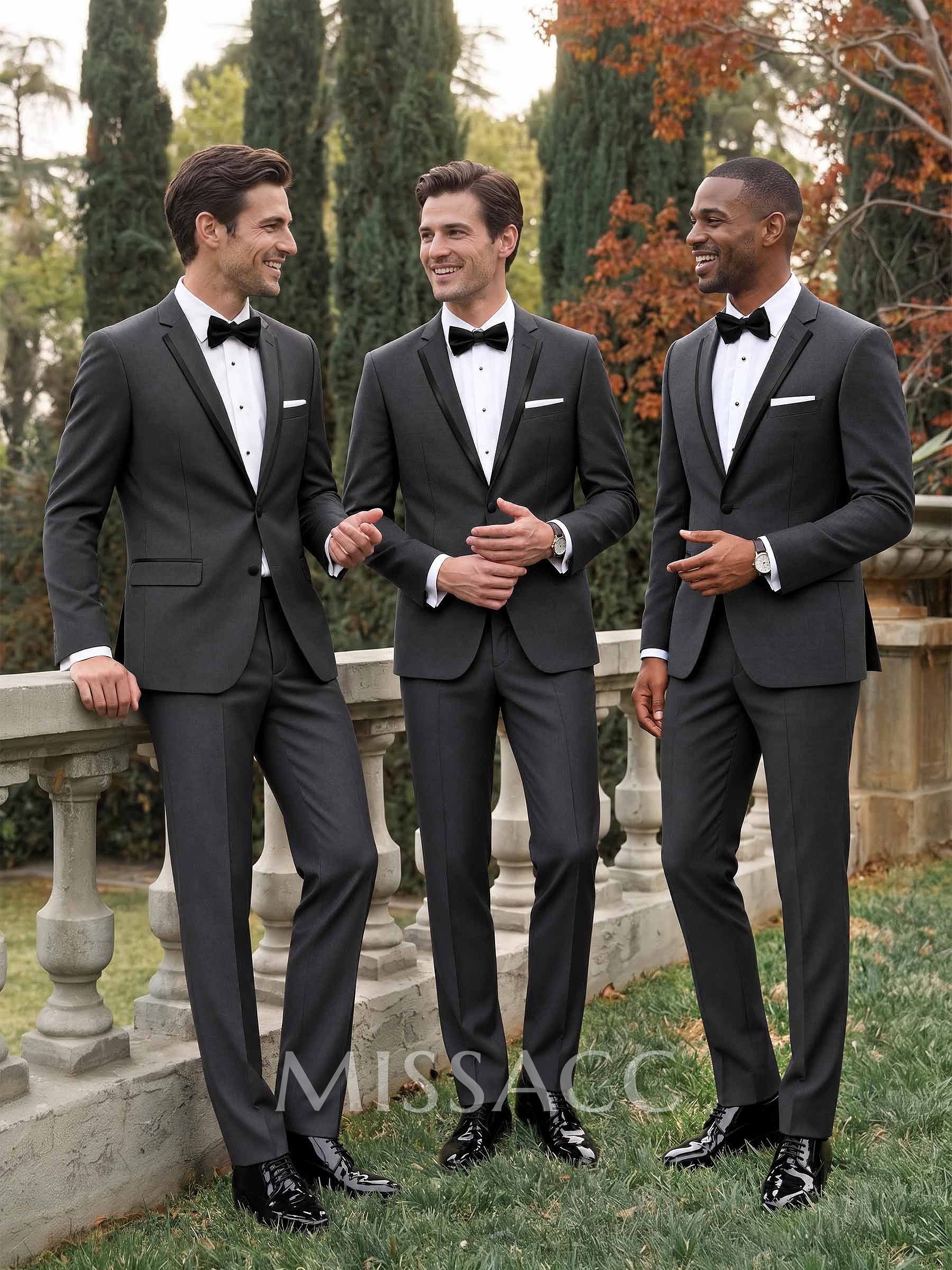 Classic Notch Lapel Single Breasted 2-Piece Suits