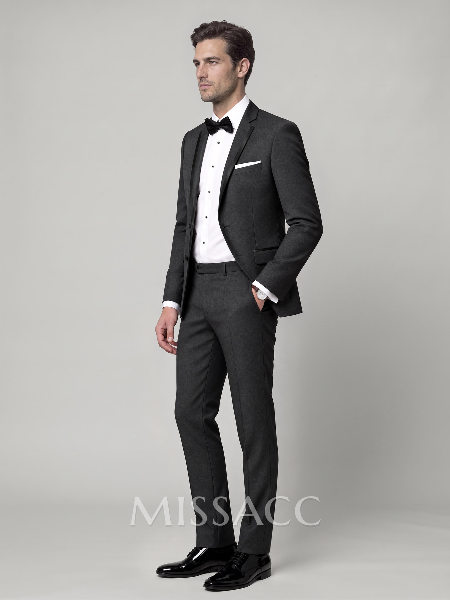 Classic Notch Lapel Single Breasted 2-Piece Suits