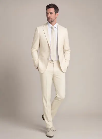 Classic Notch Lapel Single Breasted 2-Piece Suits