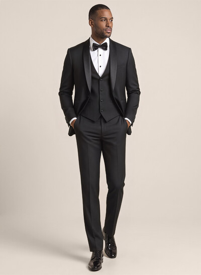 Classic Shawl Collar Single Breasted 3-Piece Suits