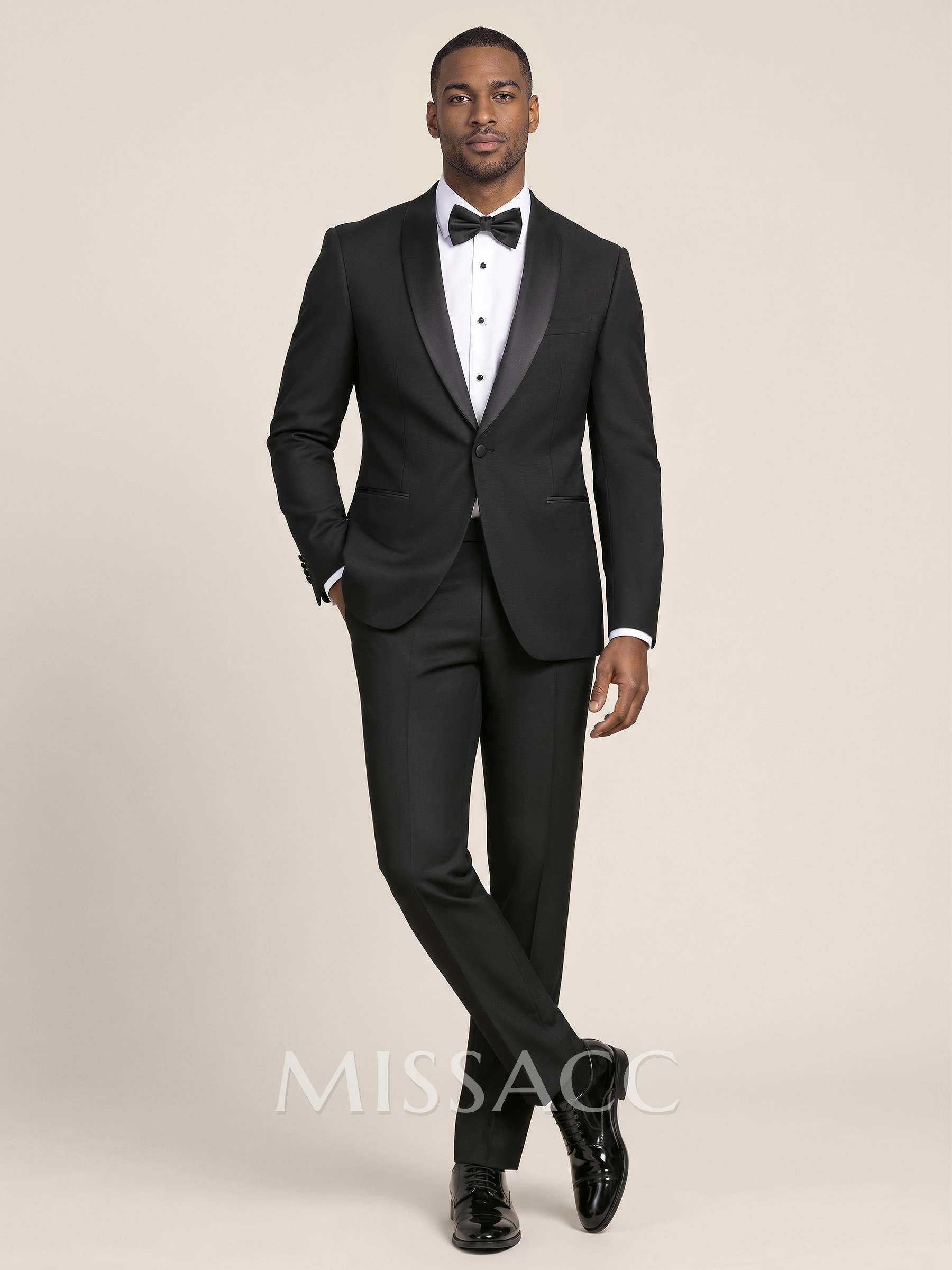 Classic Shawl Collar Single Breasted 2 Piece Tuxedos