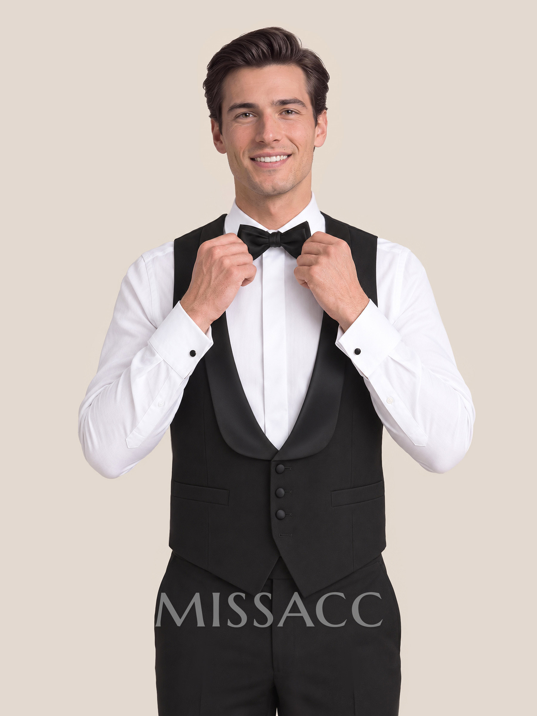 Retro Notch Lapel Suit Vests