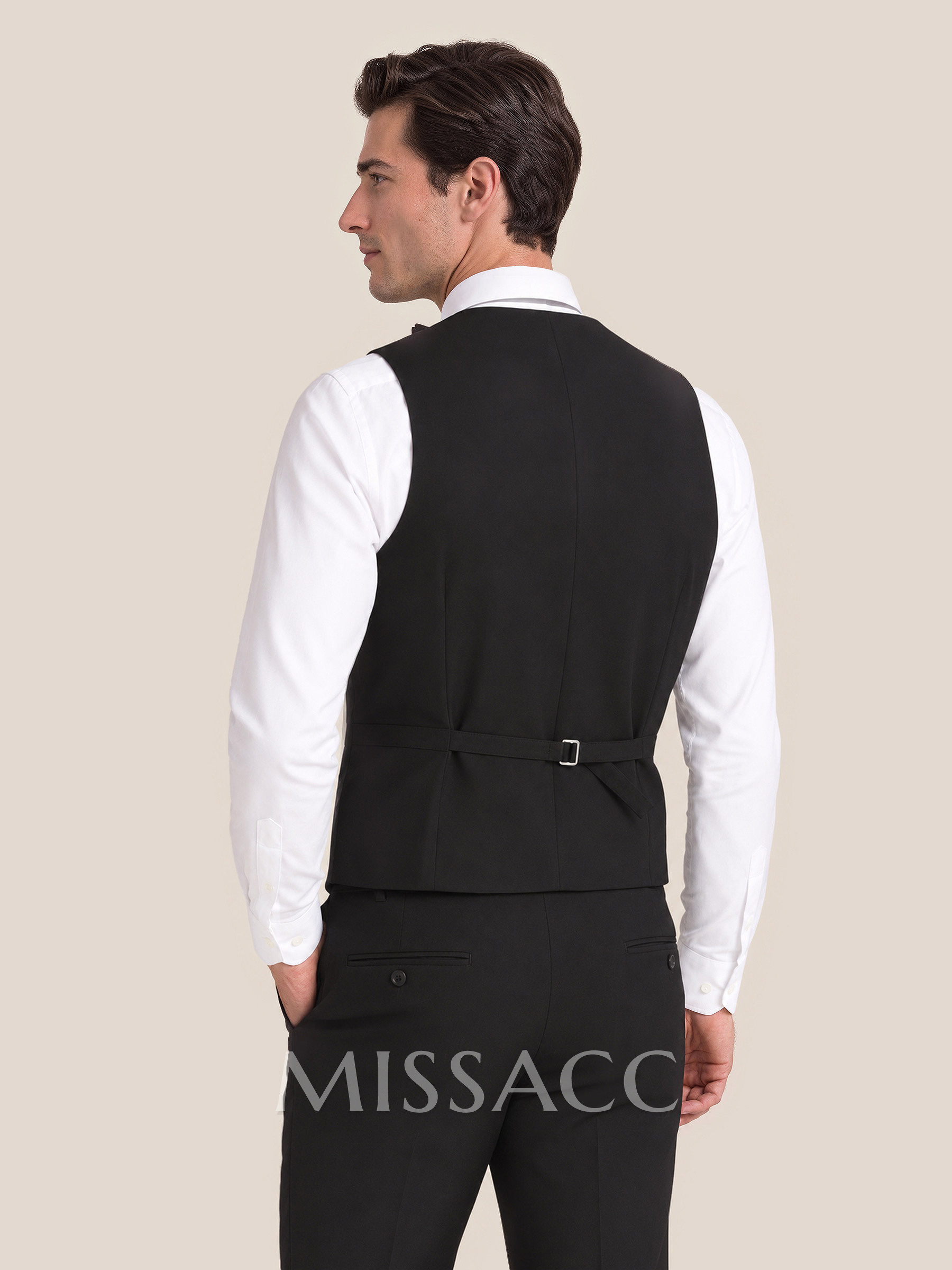 Retro Notch Lapel Suit Vests