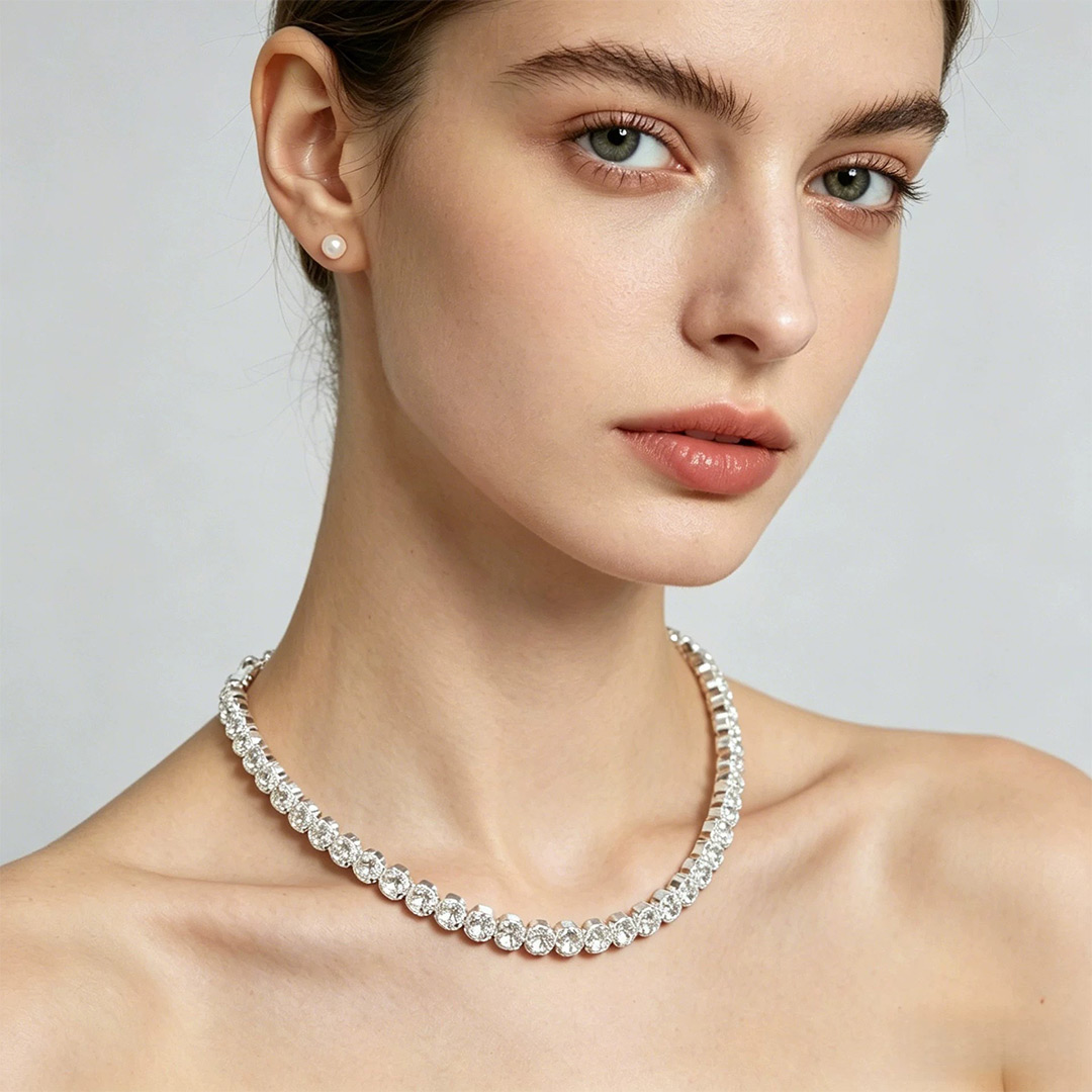 Rhinestone Chain Necklaces