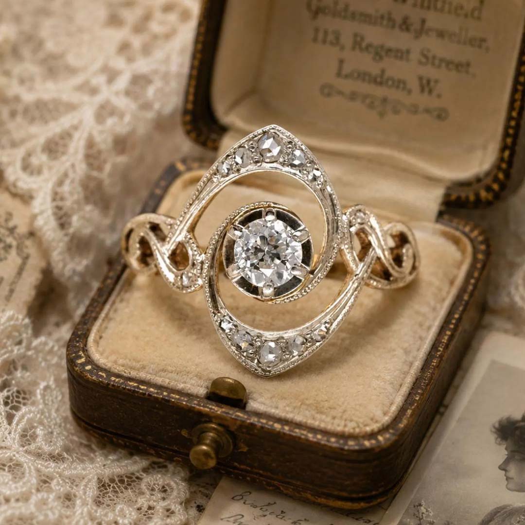 6.5 X 6.5mm Round Cut Moissanite Engagement Rings In Sterling Silver