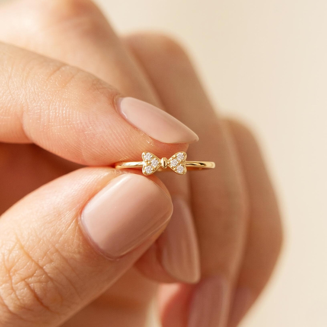 Round Cut Moissanite Engagement Rings In Sterling Silver