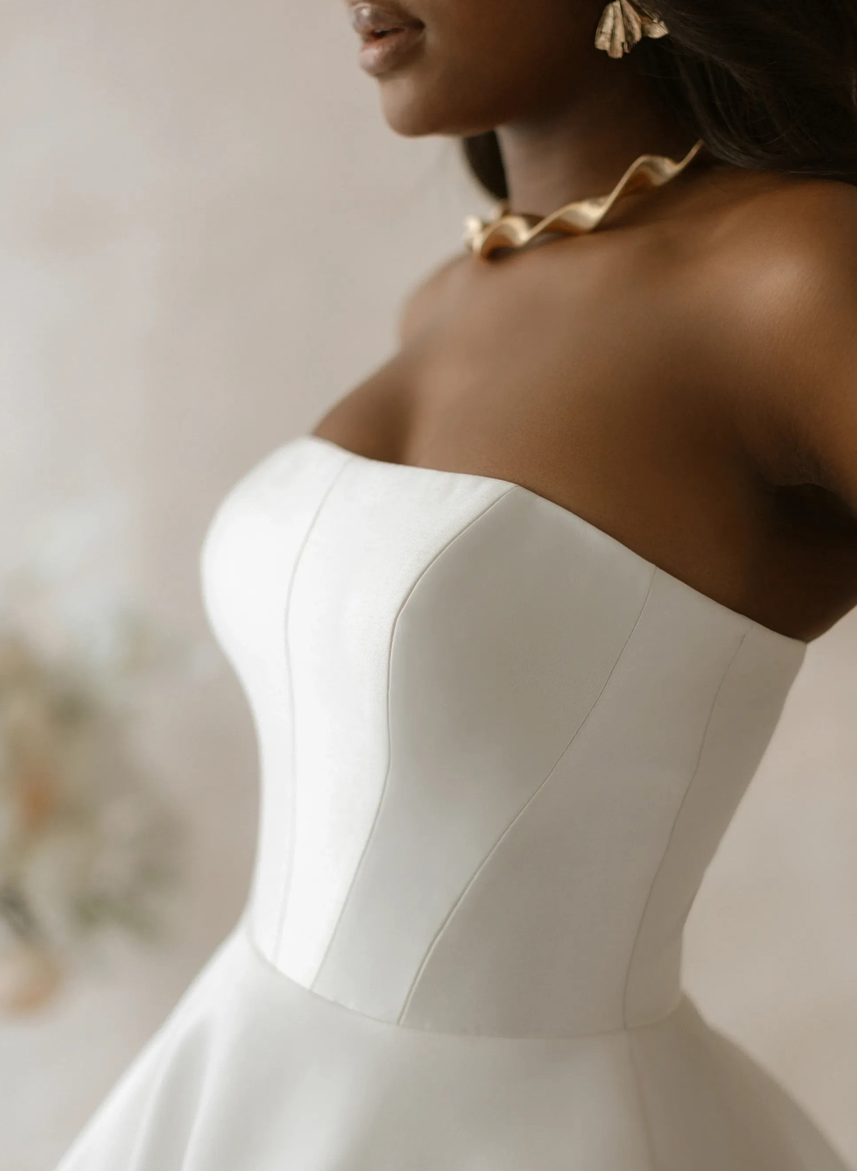 Ball-Gown Off-The-Shoulder Sleeveless Court Train Twill Satin Wedding Dress