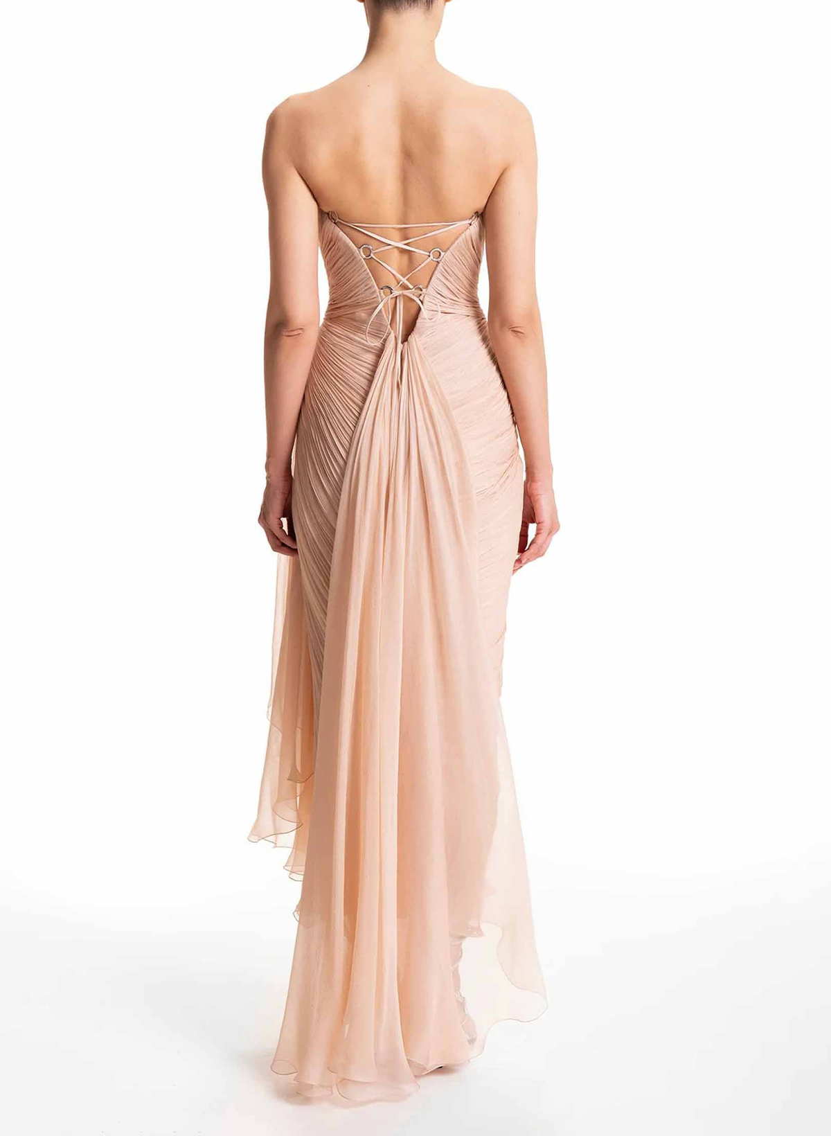 Sheath/Column Sweetheart Sleeveless Asymmetrical Charmeuse/30D Chiffon Evening Dresses With Split Front/Lace