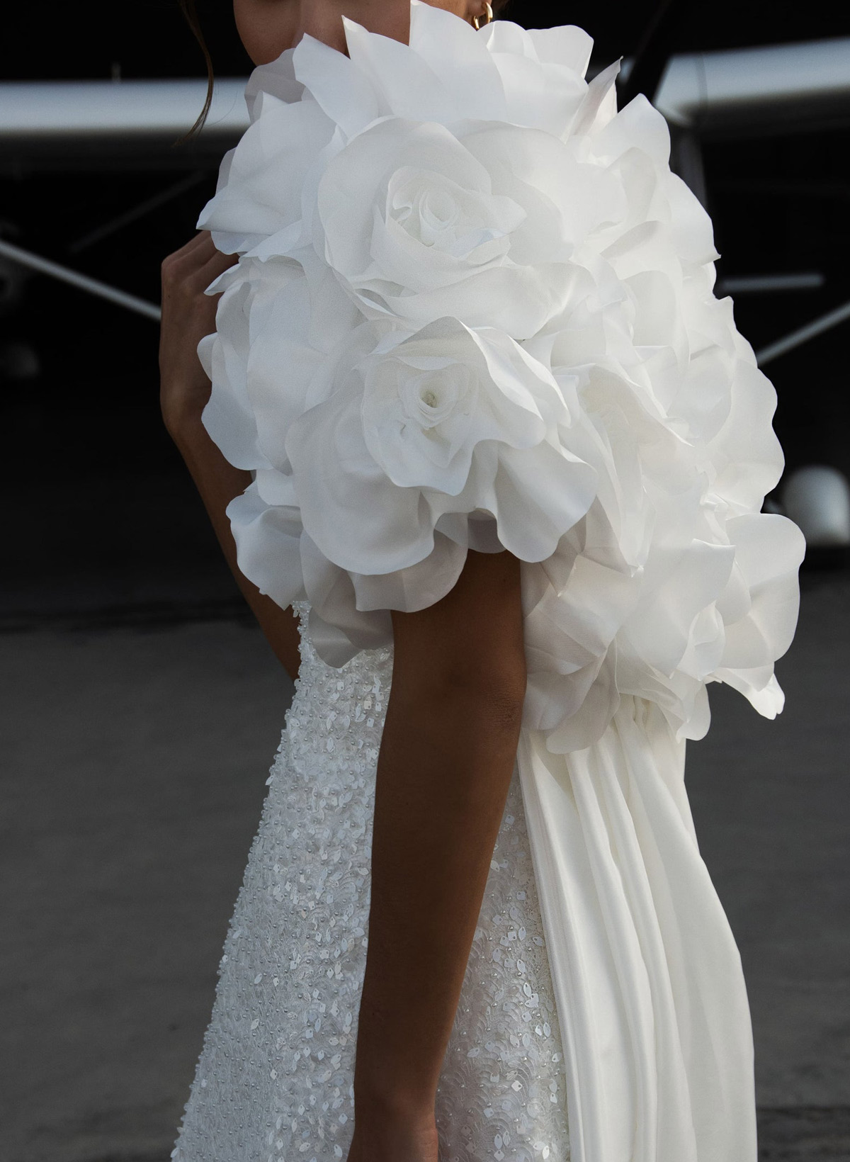 A-Line Sweetheart Sleeveless Short/Mini/Detachable Taffeta Bride Wedding Dress With Beading