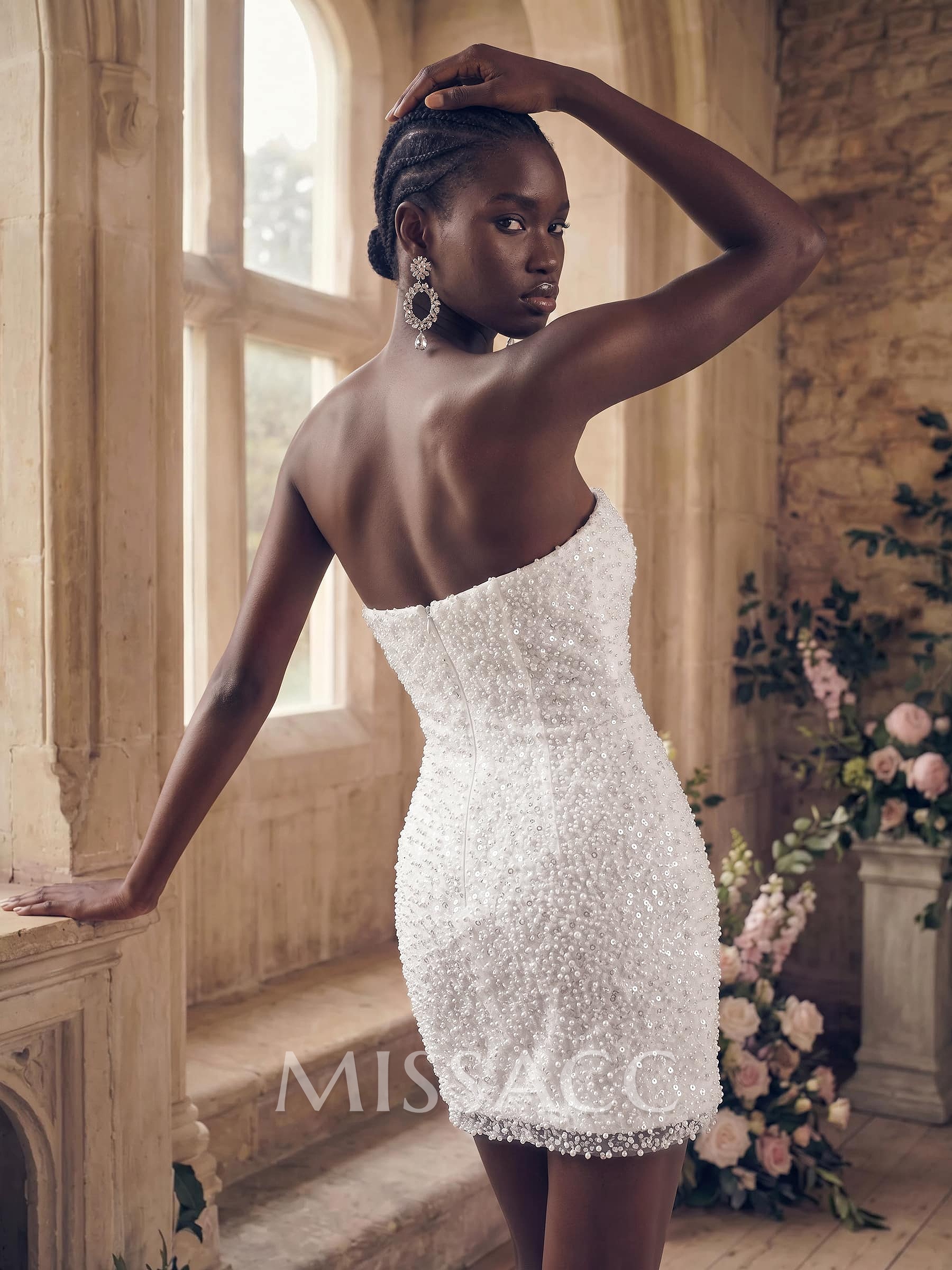 A-Line Sweetheart Sleeveless Short/Mini/Detachable Taffeta Bride Wedding Dress With Beading A-Line Sweetheart Sleeveless Short/Mini/Detachable Taffeta Bride Wedding Dress With Beading