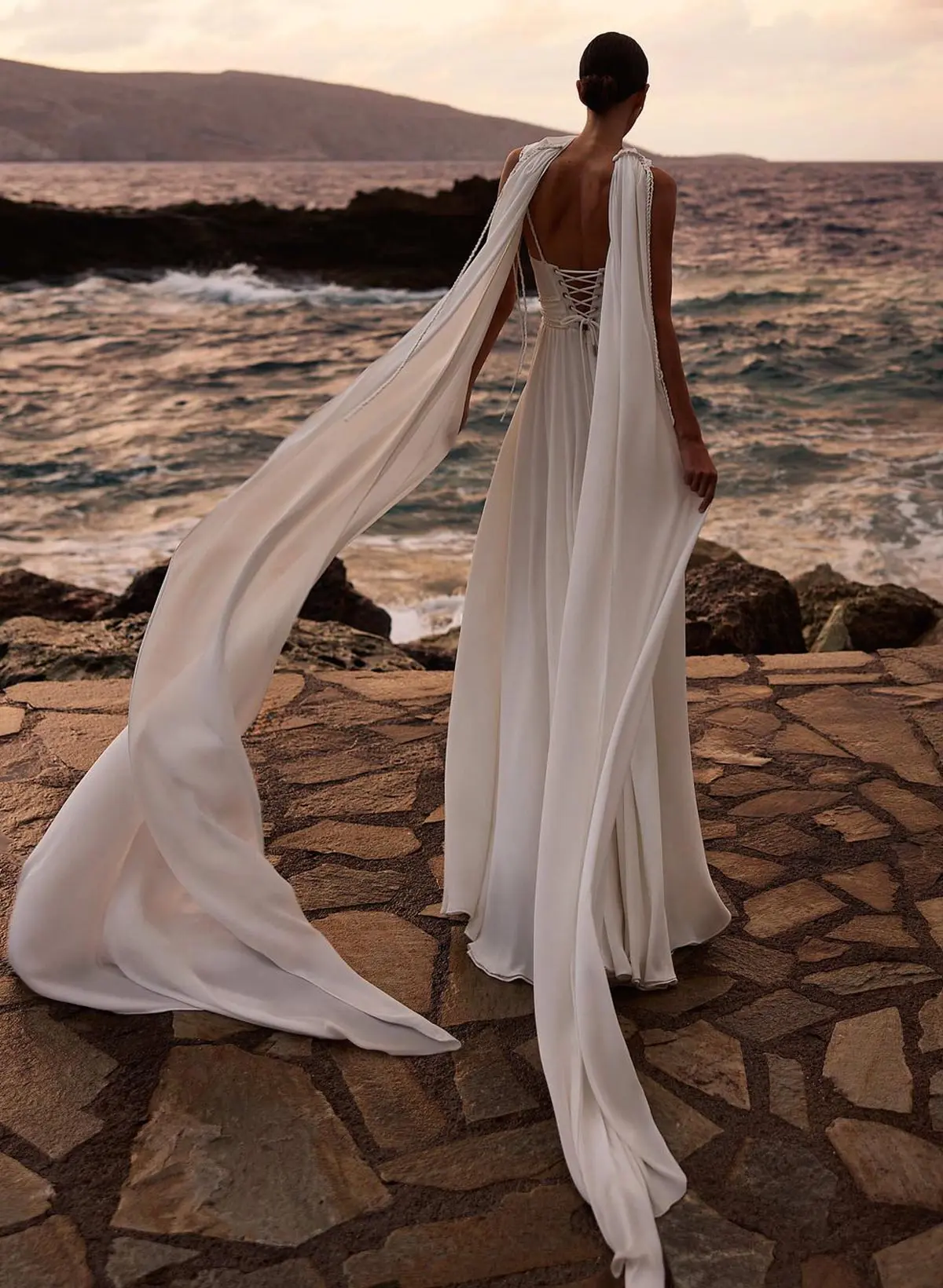 stretch satin wedding dresses Kendra Luxe Stretch Satin Gown
