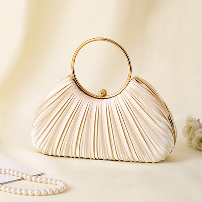 Polyester Wedding/Event/Party/Casual Clutches & Bags With Pleats