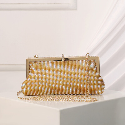 Polyester Wedding/Event/Party/Casual Clutches & Bags With Crystal/ Rhinestone