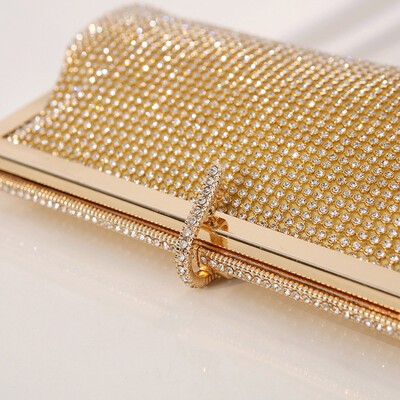 Polyester Wedding/Event/Party/Casual Clutches & Bags With Crystal/ Rhinestone