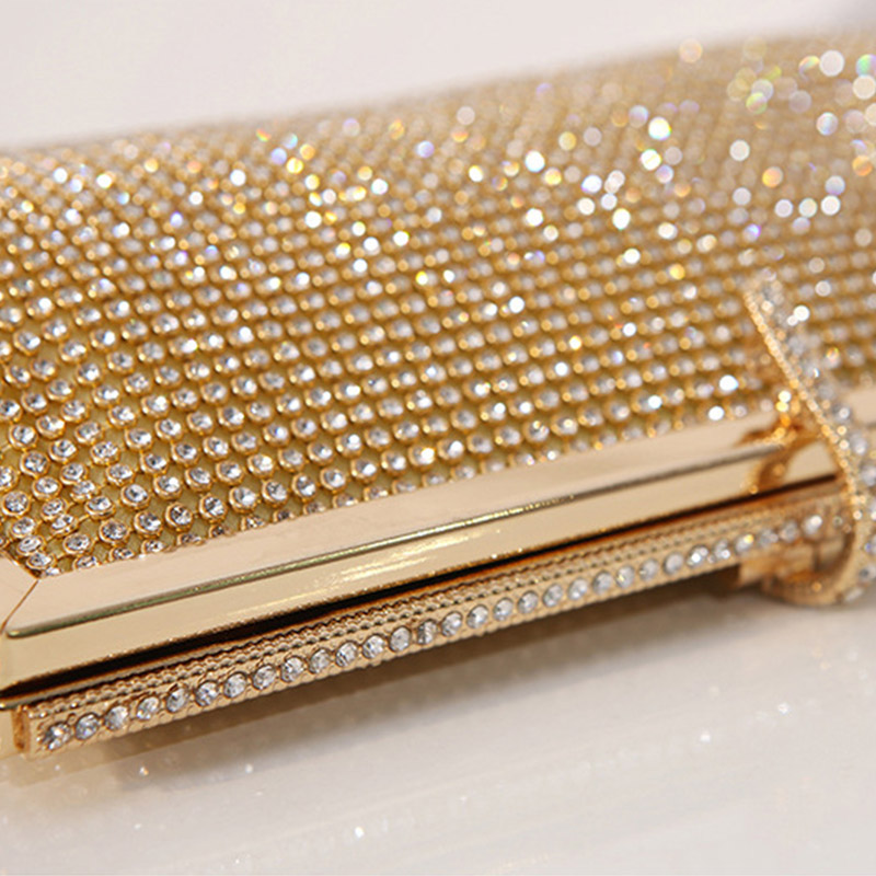 Polyester Wedding/Event/Party/Casual Clutches & Bags With Crystal/ Rhinestone