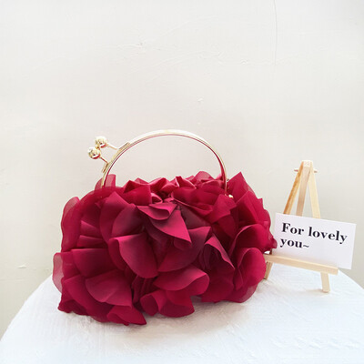 Polyester Wedding/Event/Party Clutches & Bags With Flower