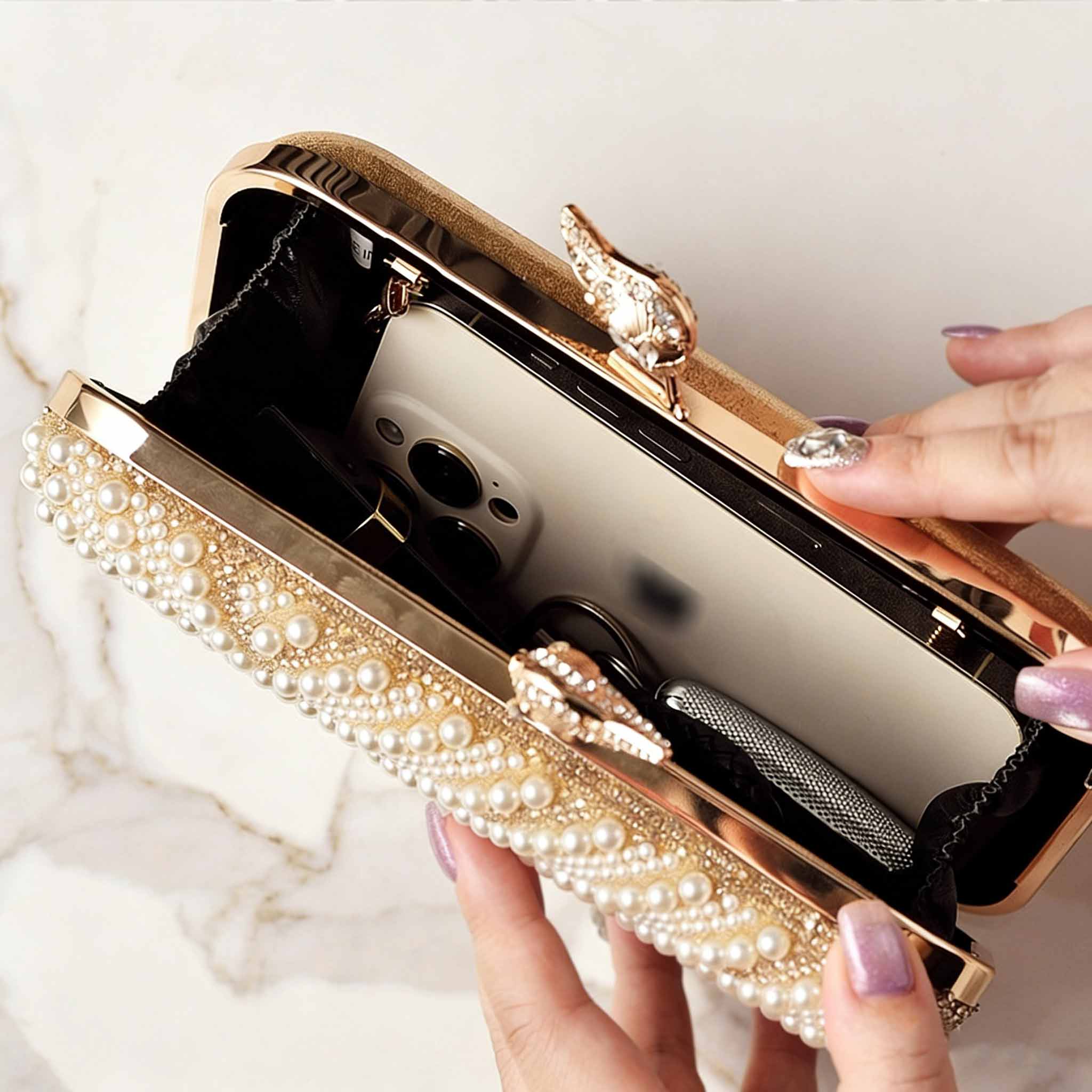 Wedding/Event/Party Clutches & Bags With Lmitation Pearl