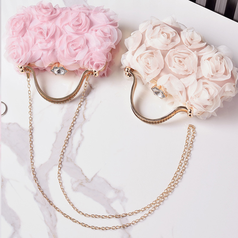 Wedding/Event/Party/Casual Clutches & Bags With Crystal/ Rhinestone/Flower