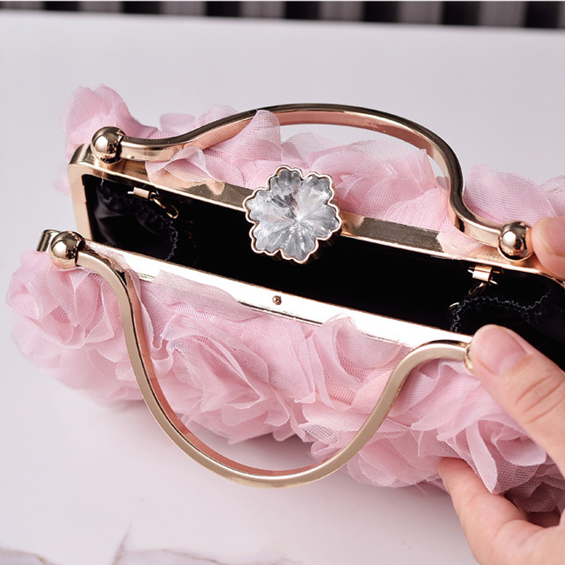 Wedding/Event/Party/Casual Clutches & Bags With Crystal/ Rhinestone/Flower