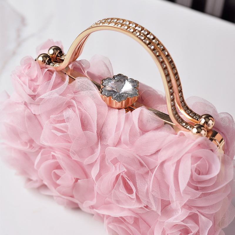 Wedding/Event/Party/Casual Clutches & Bags With Crystal/ Rhinestone/Flower