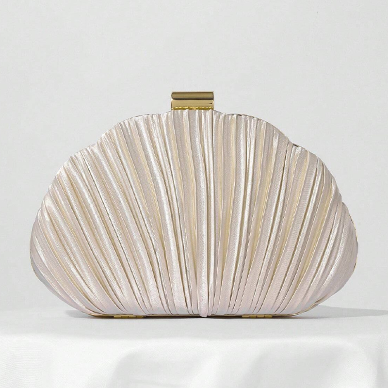 Polyester Wedding/Event/Party/Casual Clutches & Bags With Pleats
