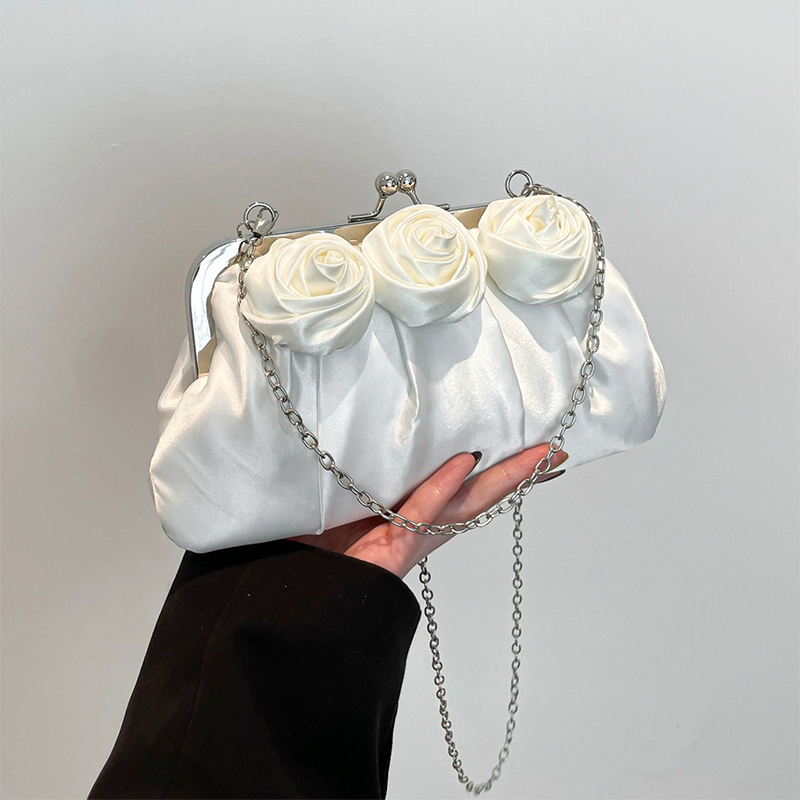 PU/Satin Event/Party/Casual Clutches & Bags With Flower