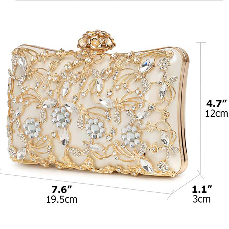 PU Outdoor/Wedding/Event/Party/Casual Clutches & Bags With Rhinestone